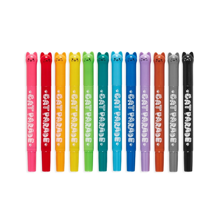 Cat Parade Watercolor Gel Crayons Cover