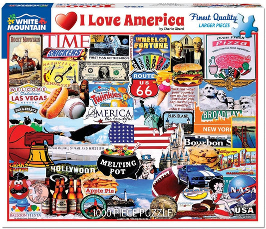 Tomfoolery Toys | I Love America Puzzle
