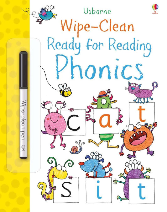Tomfoolery Toys | Wipe-Clean Ready for Reading Phonics