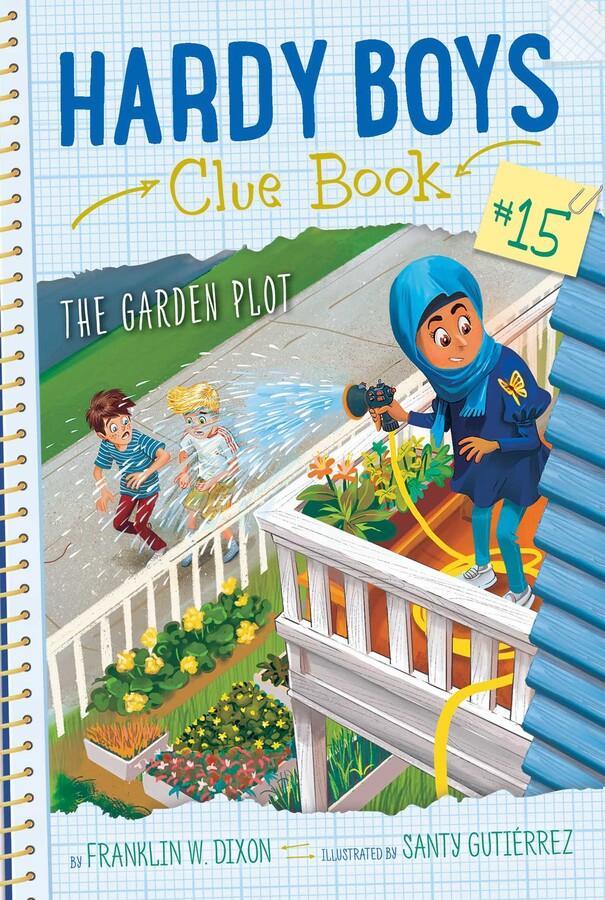 Hardy Boys Clue Book #15: The Garden Plot Cover