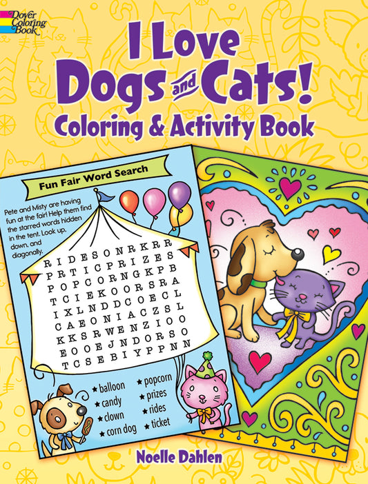 Tomfoolery Toys | Love Dogs & Cats! Coloring & Activity Book