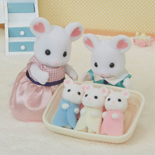 Tomfoolery Toys | Marshmallow Mouse Triplets
