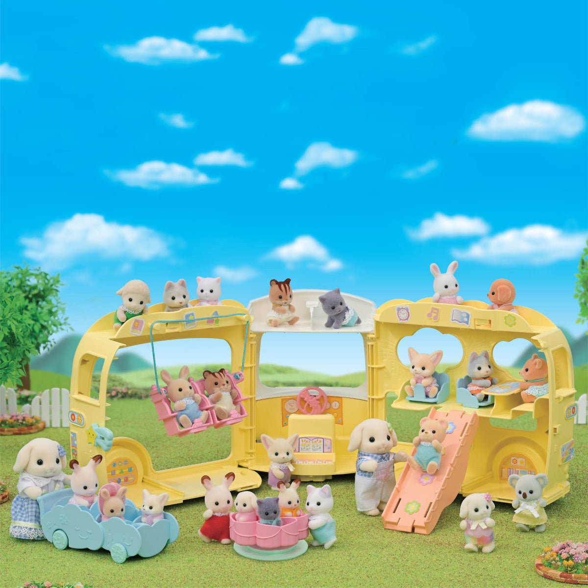 Rainbow Fun Nursery Bus Cover