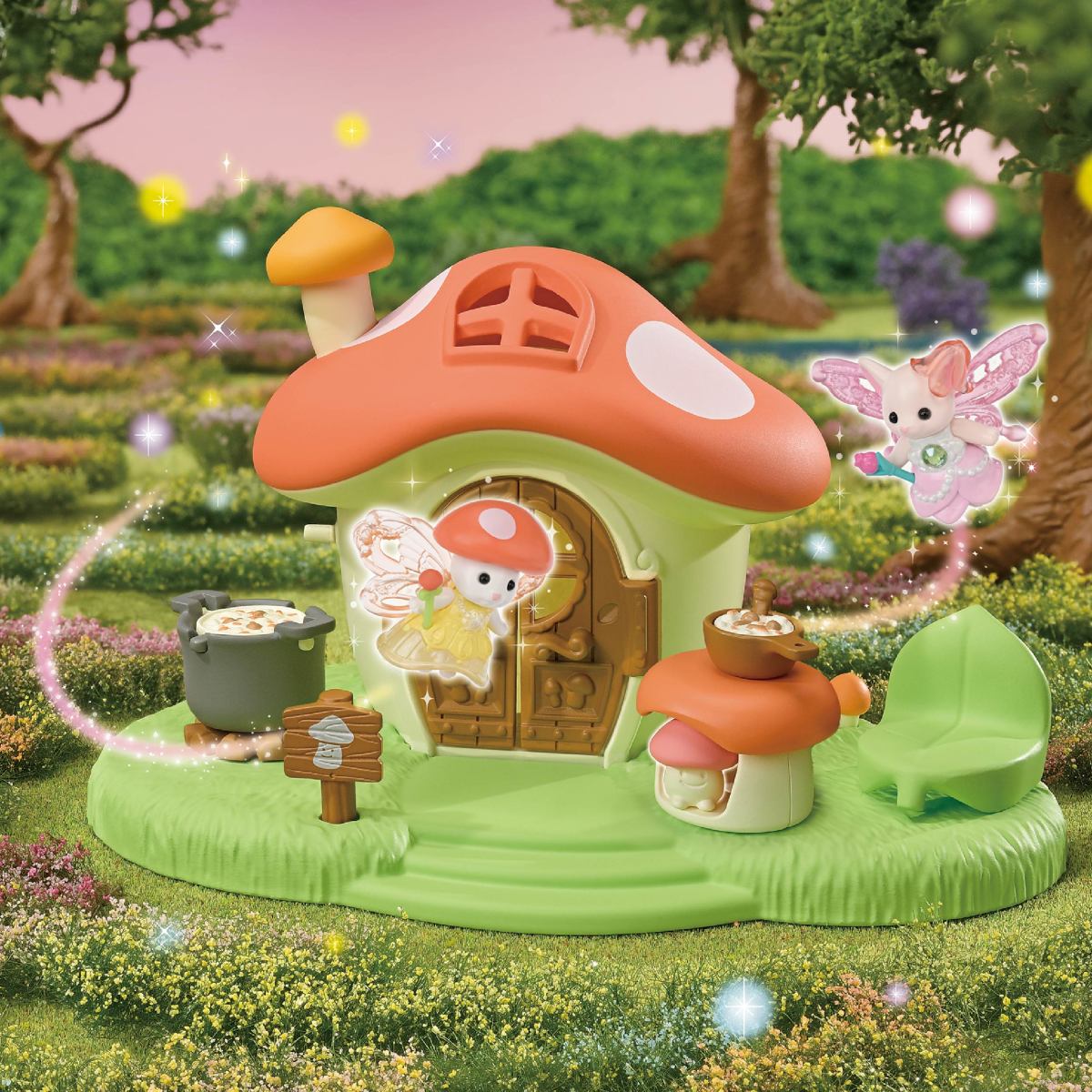 Fairy Mushroom House Cover