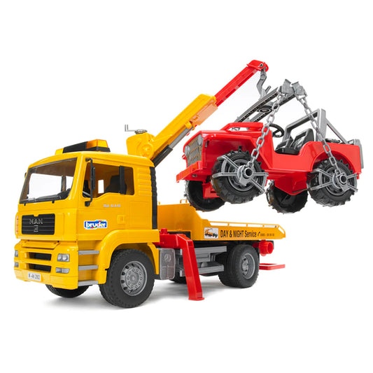 Tomfoolery Toys | MAN TGA Breakdown Truck w/ Cross Country Vehicle