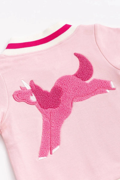 Pink Unicorns Zip Bomber Jacket Preview #1