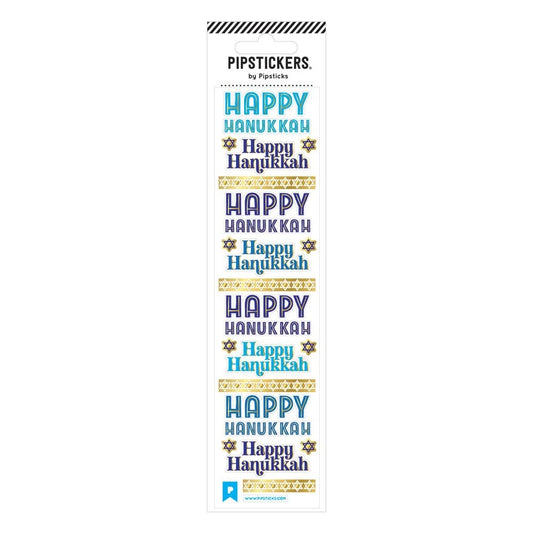 Tomfoolery Toys | Happy Hanukkah Stickers