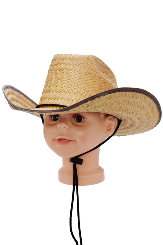 Tomfoolery Toys | Eyeleted Glossy Trim Cowboy Hat