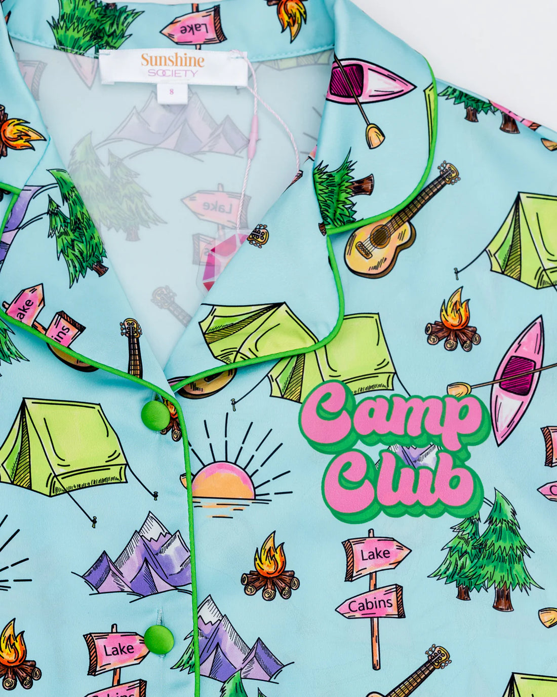Kids Camp Club Pajama Set Preview #2