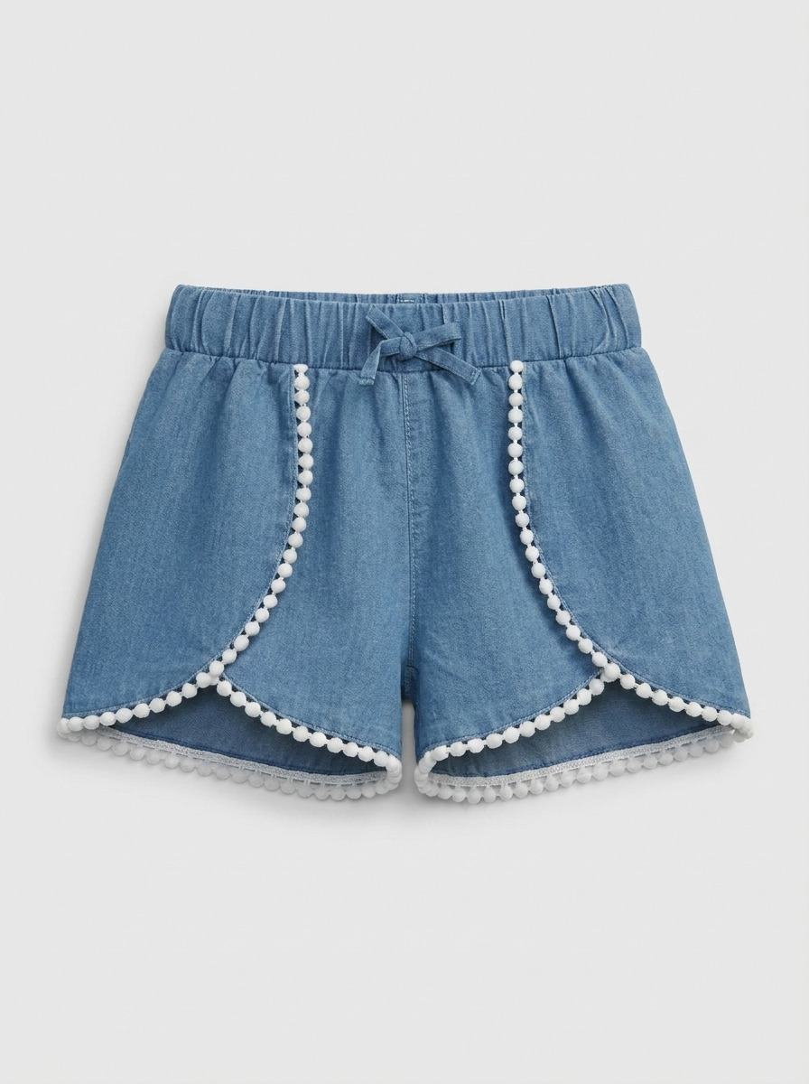 Tomfoolery Toys | Denim Lace Shorts