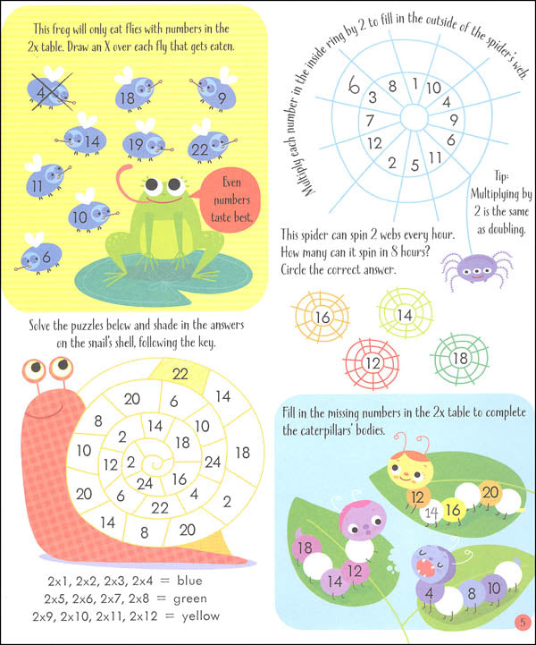 Times Tables Activity Book Cover