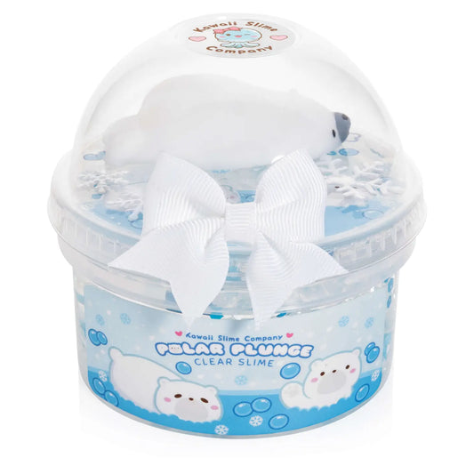 Tomfoolery Toys | Polar Bear Plunge Clear Slime