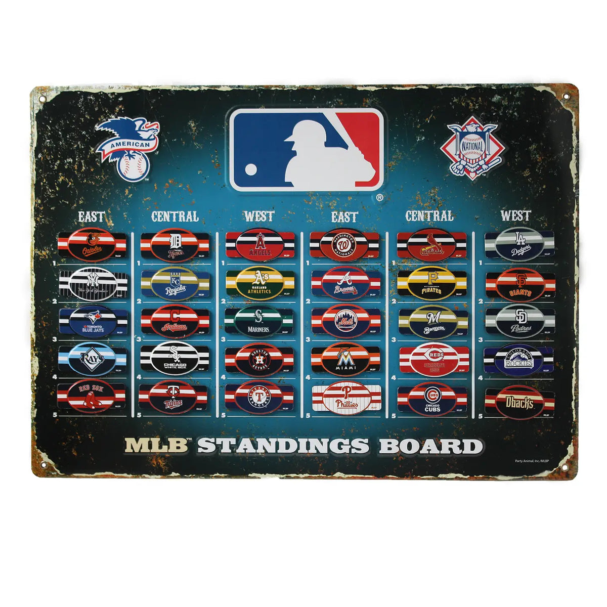 MLB Magnetic Standings Board Cover