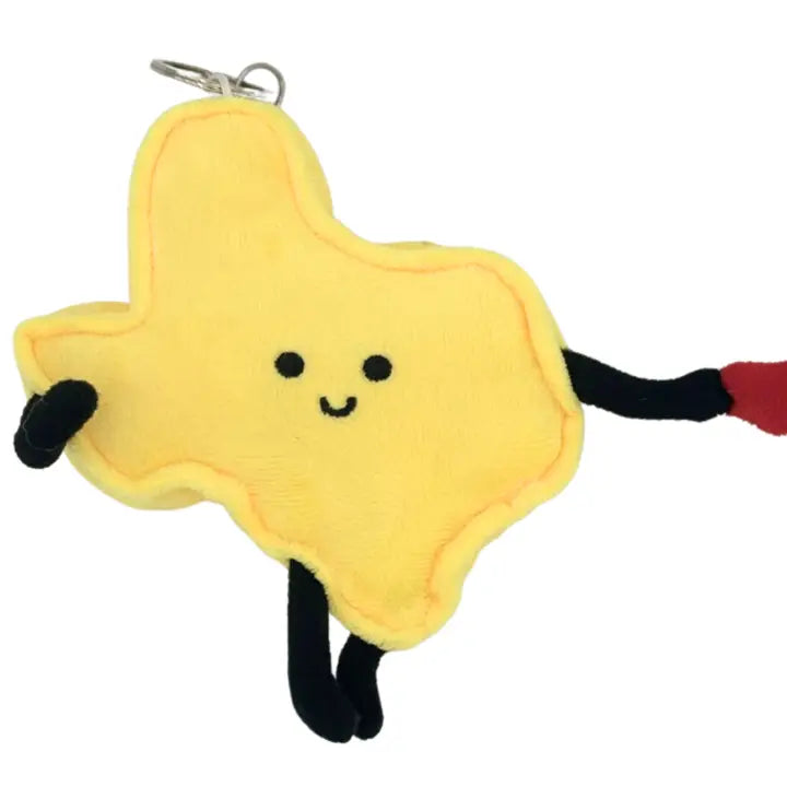 Tomfoolery Toys | Texas State Plush Keychain