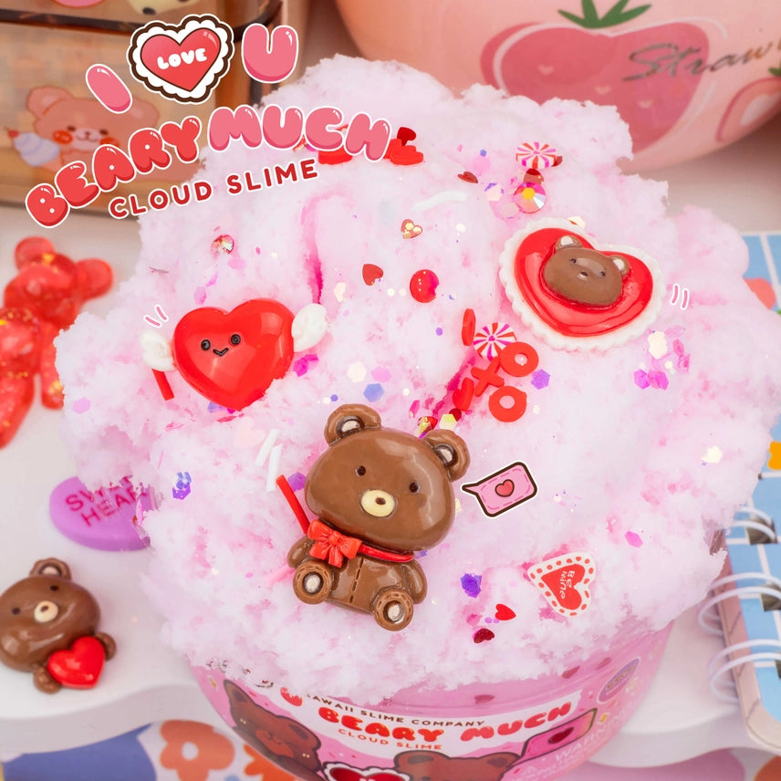 Tomfoolery Toys | I Love You Beary Much Cloud Slime