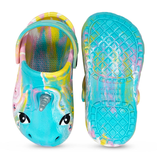 Tomfoolery Toys | Tie Dye Unicorn Clog Shoe