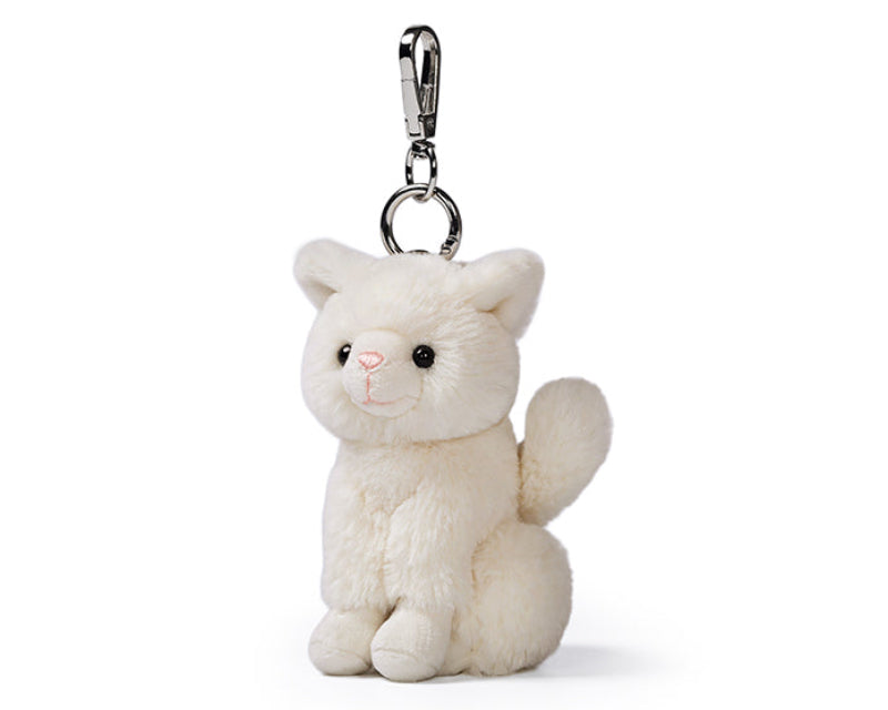 Tomfoolery Toys | Well-behaved White Cat Bag Charm