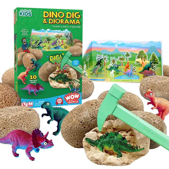 Tomfoolery Toys | Wow in the World: Dino Dig & Diorama