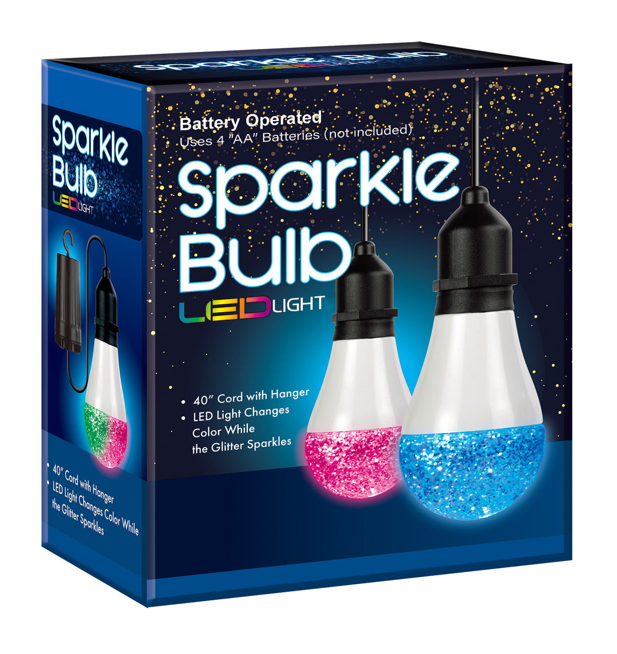 Glitter LED Light Bulb Cover