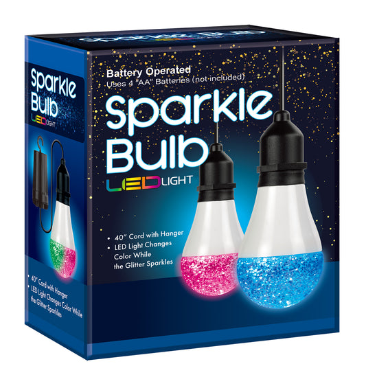 Tomfoolery Toys | Glitter LED Light Bulb