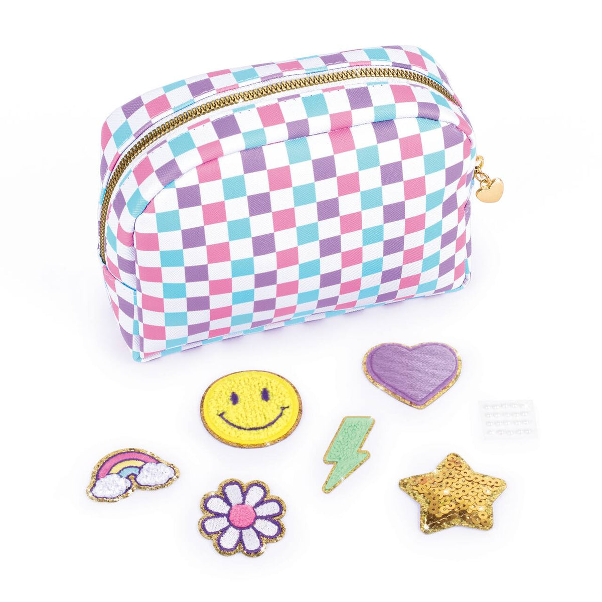 Fashion Pouch with Patches Cover