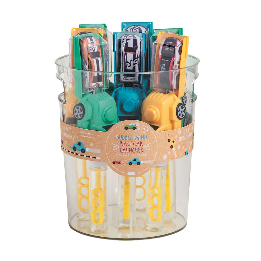 Tomfoolery Toys | Bubble Wand Race Car Launchers