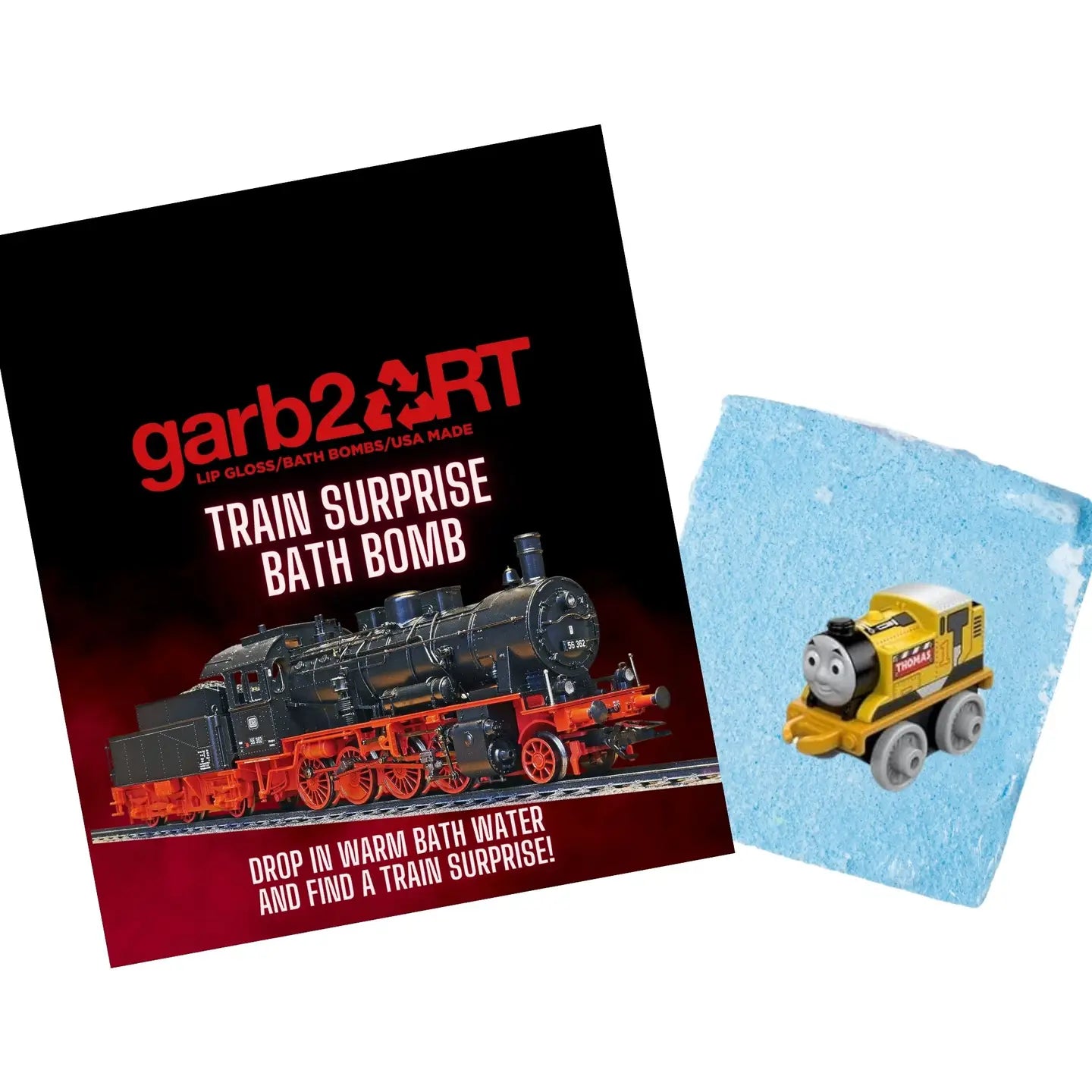 Tomfoolery Toys | Train Surprise Bath Bomb