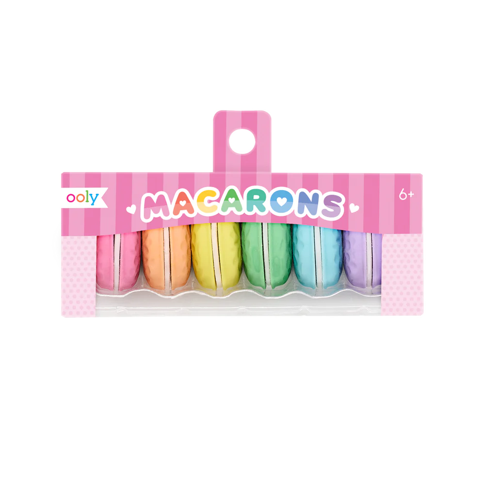 Macarons Vanilla Scented Erasers Cover