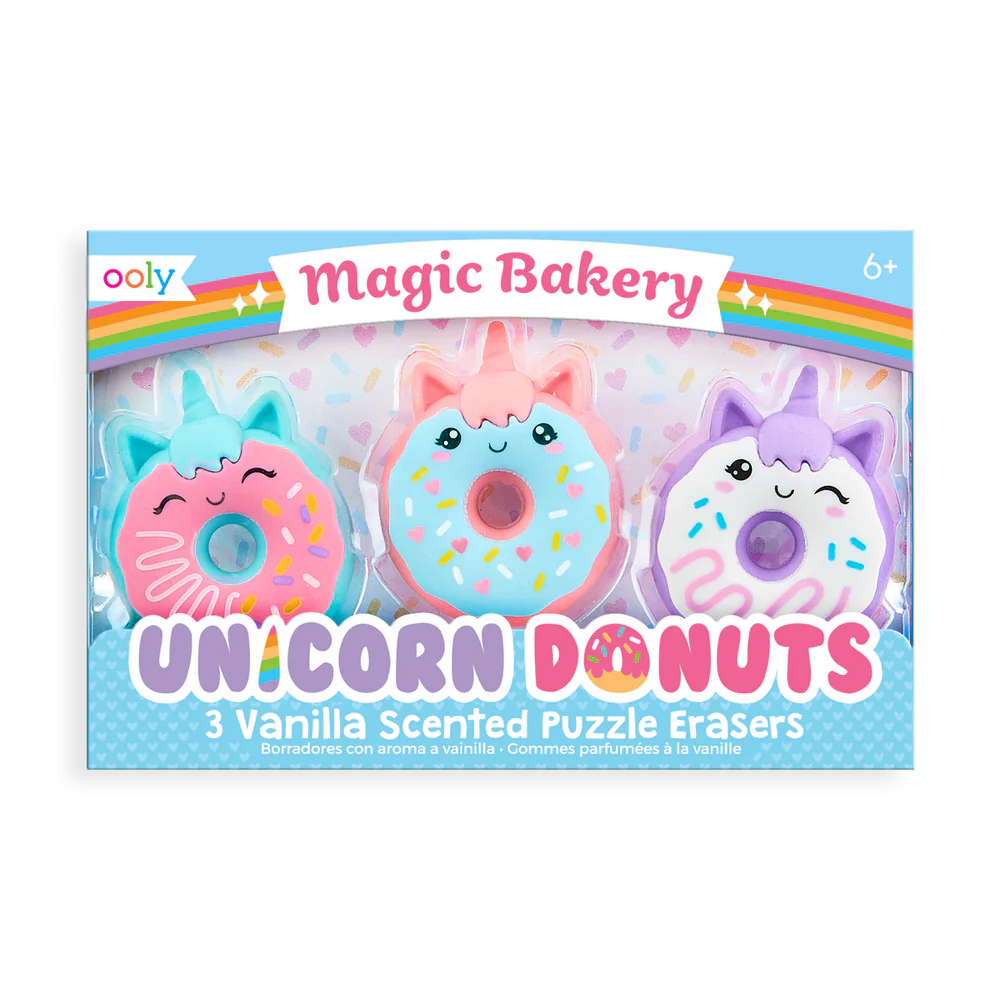 Magic Bakery Unicorn Donuts Scented Erasers Cover