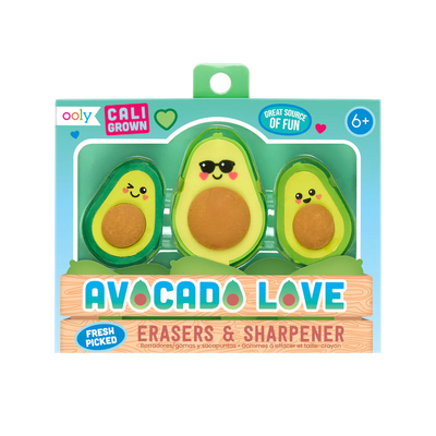 Avocado Love Erasers & Sharpener Preview #1