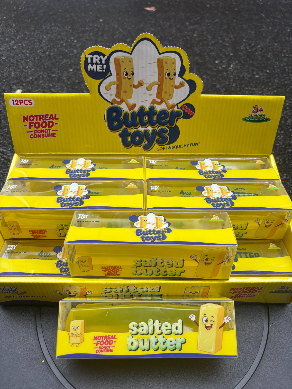 Moldable Salted Butter Stick Squishy Cover
