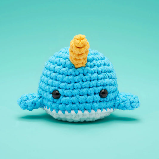 Tomfoolery Toys | Bjorn the Narwhal Beginner Crochet Kit