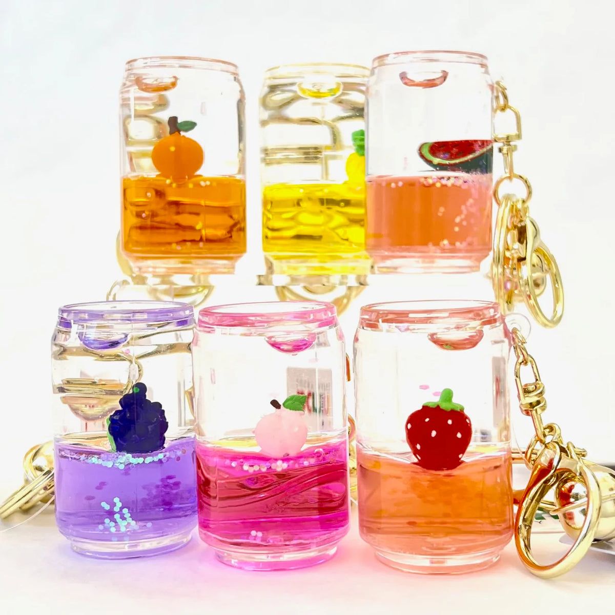 Fruit Can Floaty Key Charm Cover
