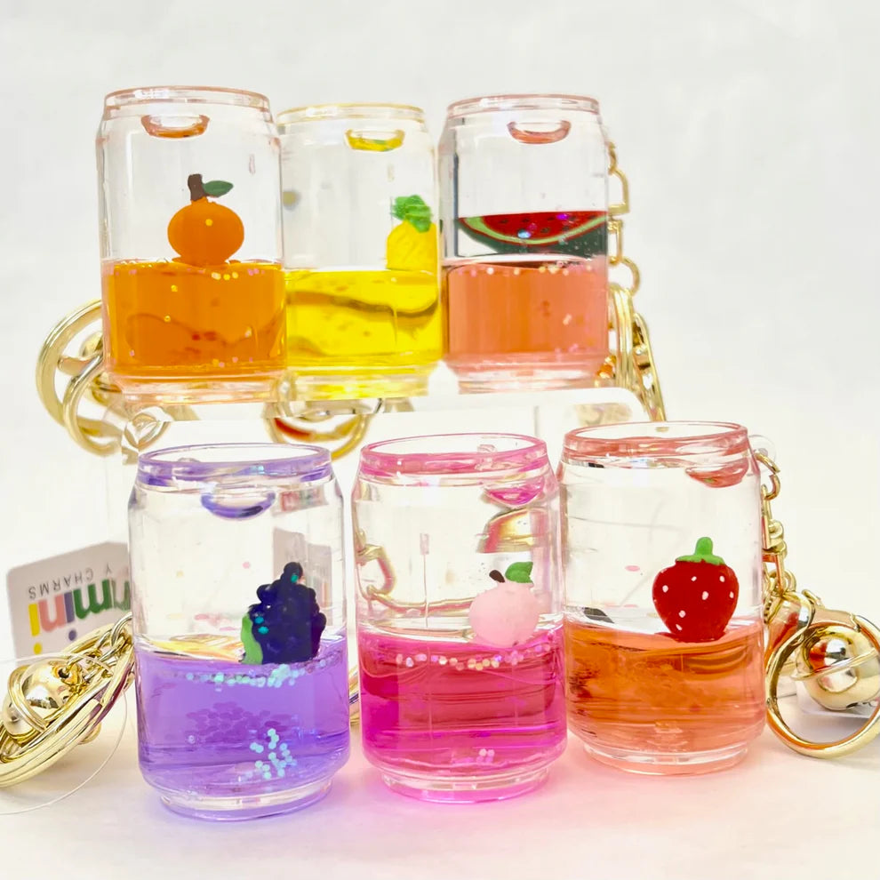 Fruit Can Floaty Key Charm Cover