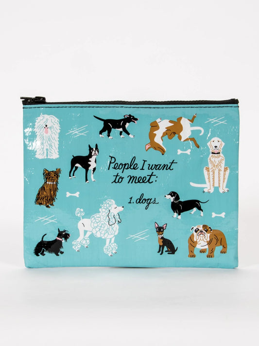 Tomfoolery Toys | People To Meet: Dogs Zipper Pouch