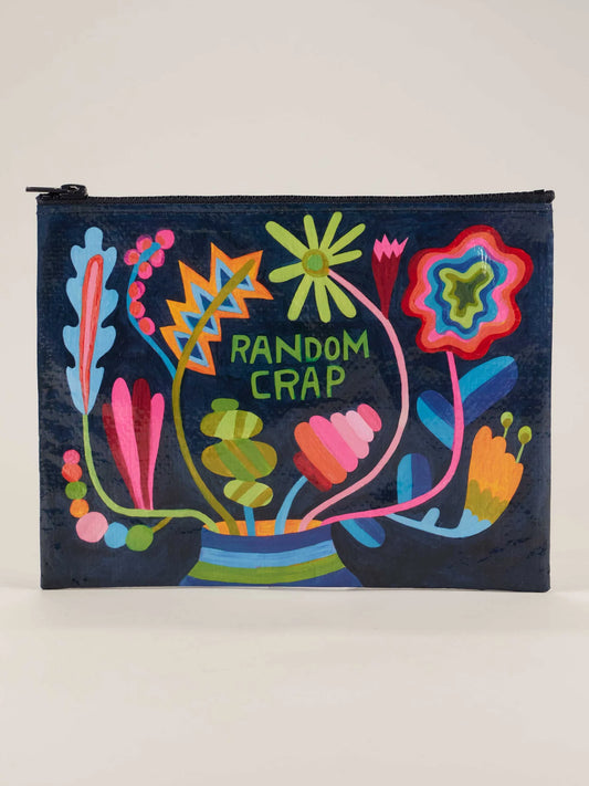 Tomfoolery Toys | Random Crap Floral Zipper Pouch