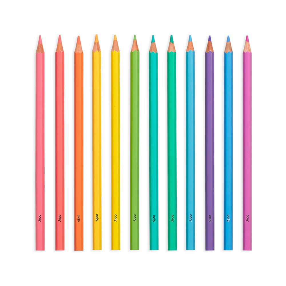 Pastel Hues Colored Pencils Preview #3