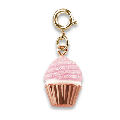 Pink Glitter Cupcake Charm Preview #1
