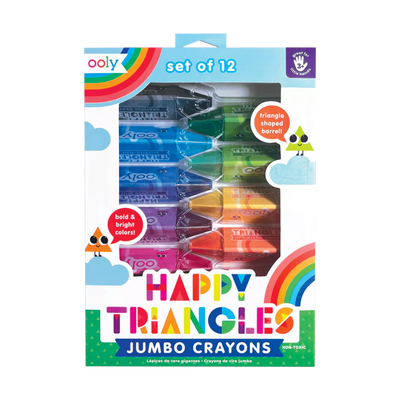 Happy Triangles Jumbo Crayons Preview #2