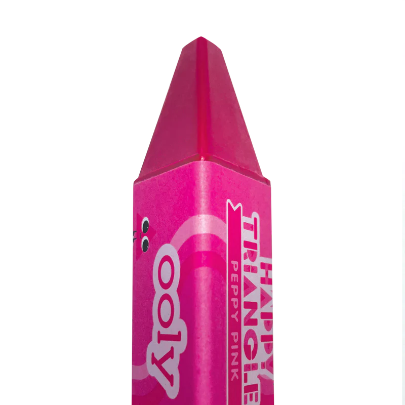 Happy Triangles Jumbo Crayons Cover