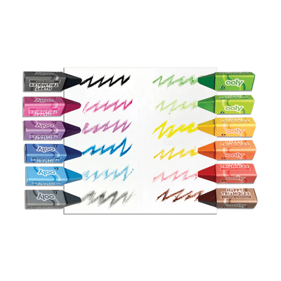 Happy Triangles Jumbo Crayons Preview #3