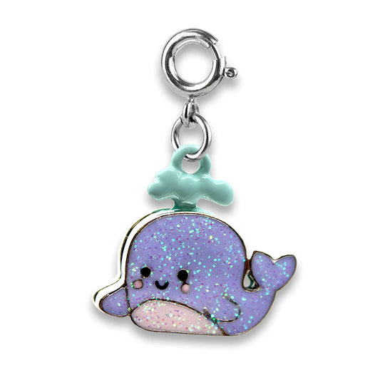 Tomfoolery Toys | Glitter Whale Charm