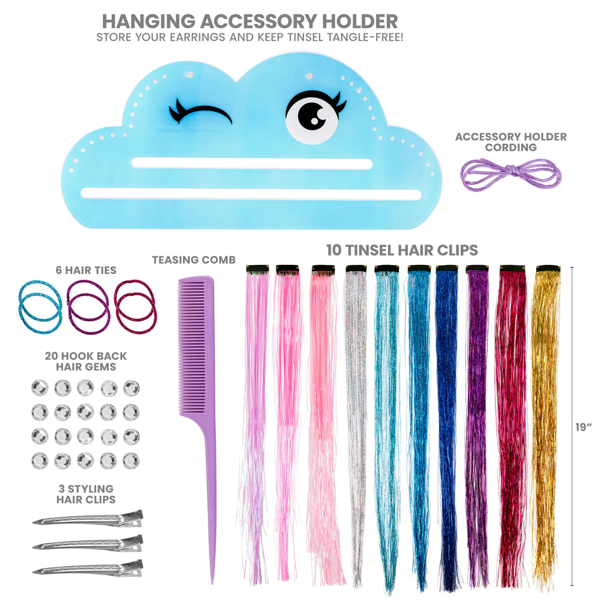 Hair Tinsel Styling Kit Cover