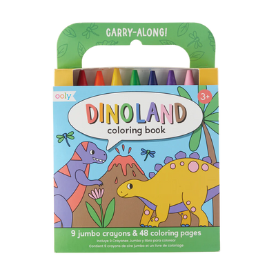 Carry Along! Coloring Book & Crayon Set: Dinoland Preview #1