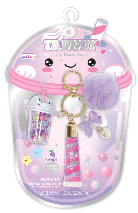 Tomfoolery Toys | Boba Lip Gloss Key Chain