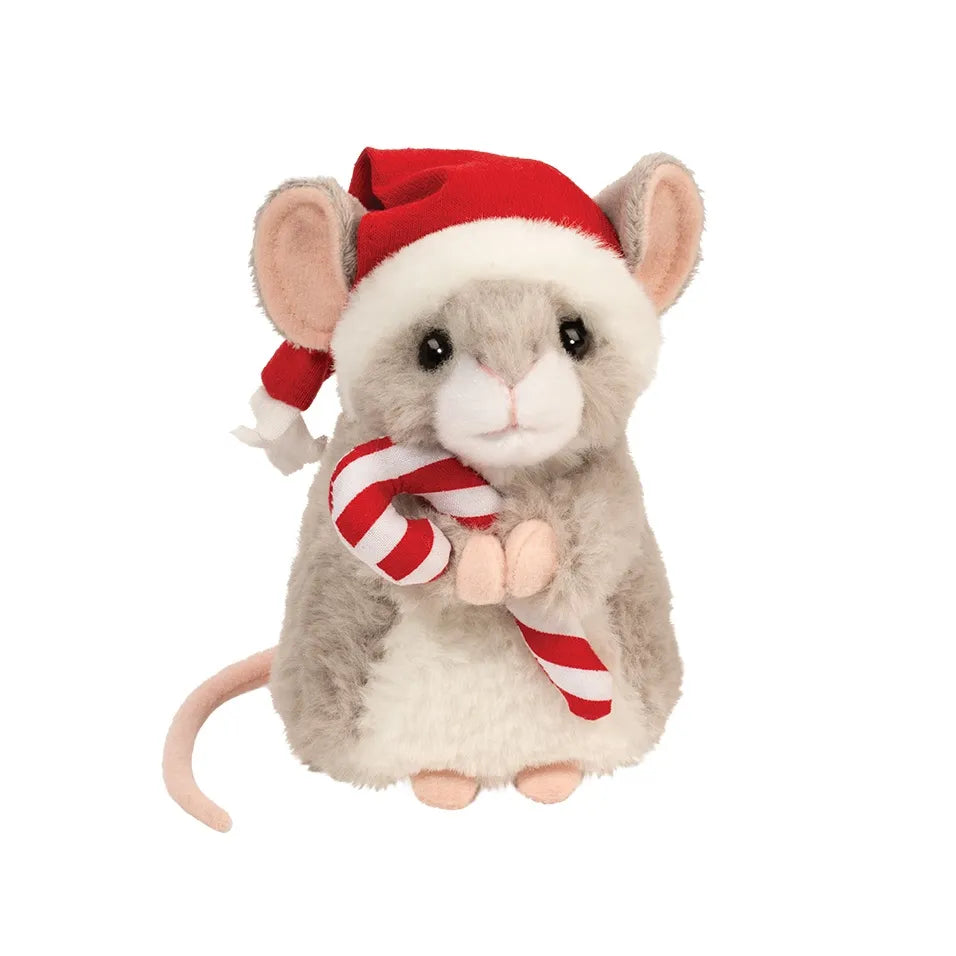 Tomfoolery Toys | Merrie Mouse w/ Hat & Candy Cane