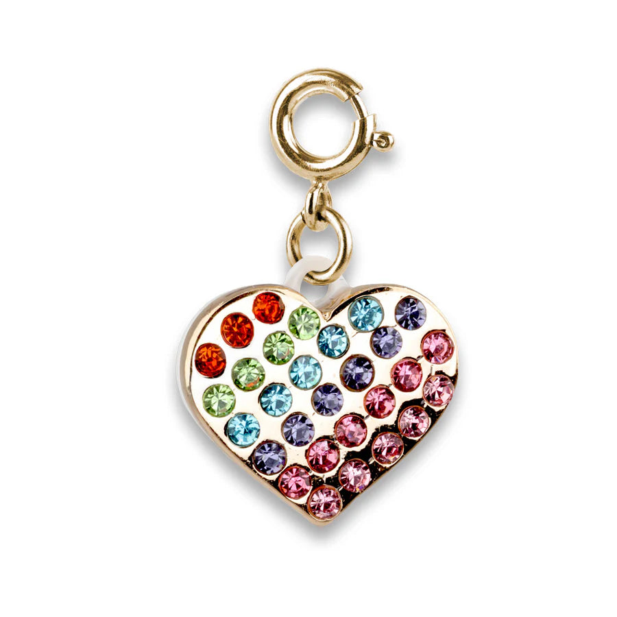 Rainbow Sparkle Heart Charm Cover