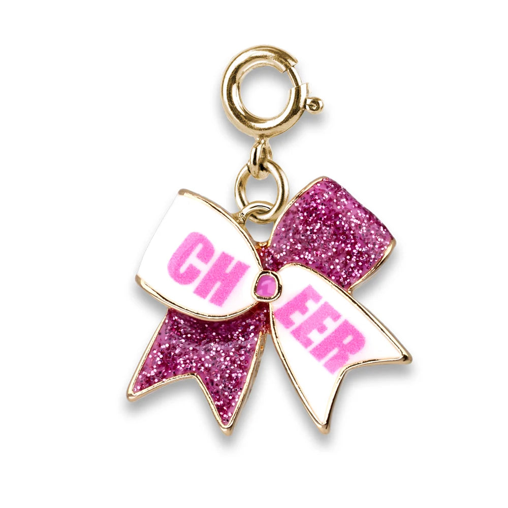 Tomfoolery Toys | Glitter Cheer Bow Charm