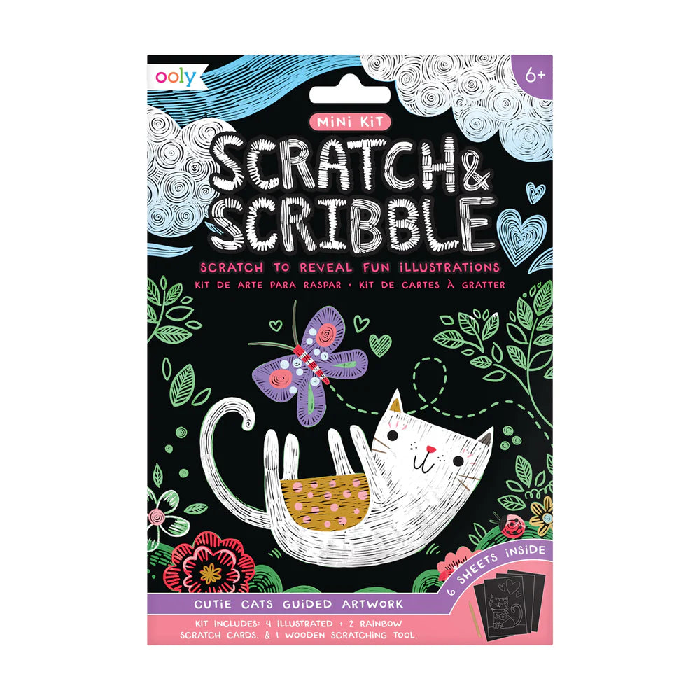 Cutie Cats Mini Scratch & Scribble Art Kit Preview #2