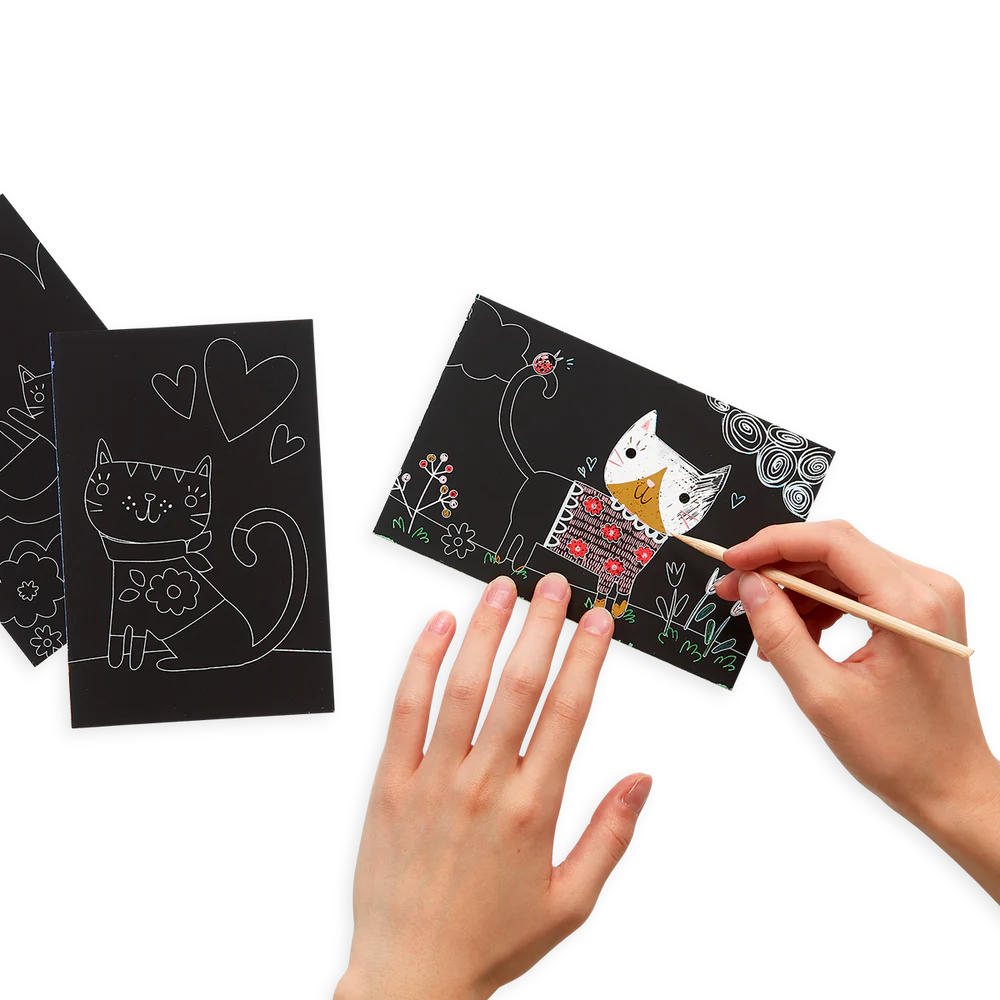 Cutie Cats Mini Scratch & Scribble Art Kit Preview #4